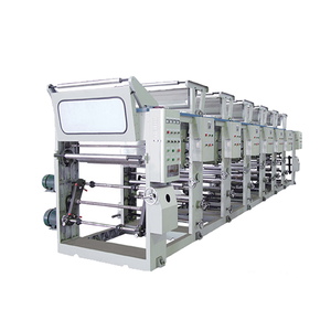 Machine d'impression par gravure de type arbre ASY-B pour film plastique en 70 Mpm
